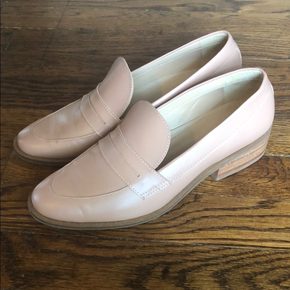Blush Pink Loafers